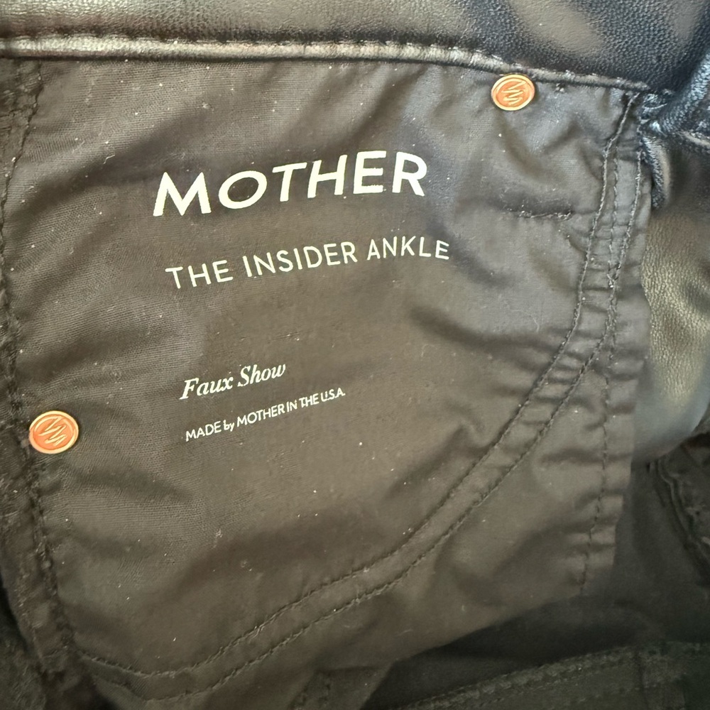 MOTHER The Insider Ankle in Faux Show, size 25 - Picture 4 of 5